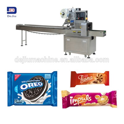 Factory Price Full Automatic Pillow Packaging Machine/Biscuit Packing Machine